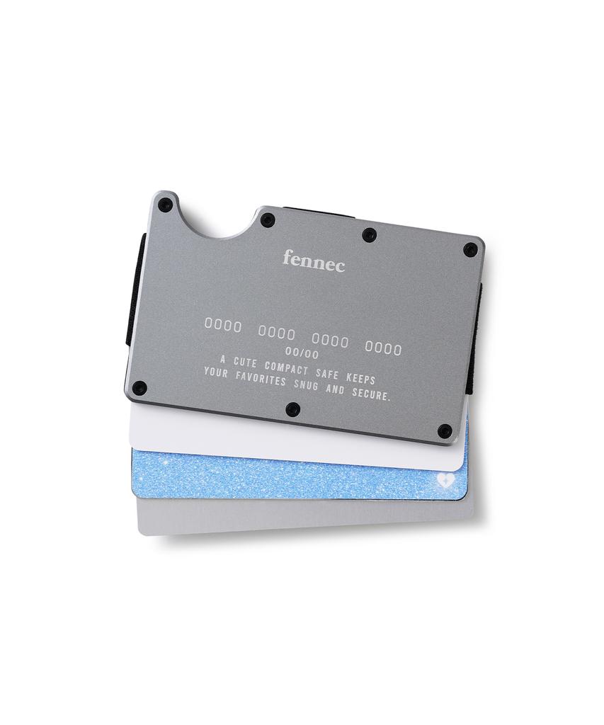 Fennec Mac Safe Card Pocket - Silver