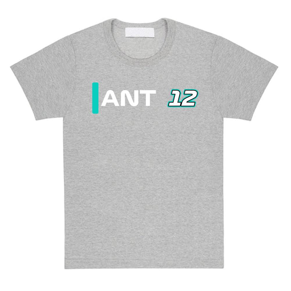 Andrea Kimi Antonelli T-Shirt Baumwolle Rundhals T-Shirt Sommer Weich Bequem Kurzarm Oberteile
