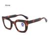 Men Trendy Rivet Reading Glasses Women Vintage Durable Square Frame Eye Glasses Blue Light Blocking Hyperopia Eyewear Óculos