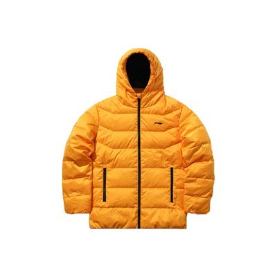 Warme Sportlich Lässige Daunenjacke mit Kapuze Herrenjacke Lakers-Gelb AYMQ569-3