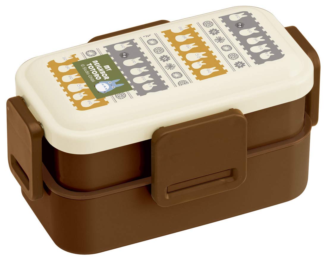 

Skater Antibacterial Soft Serving Lunch Box 600ml Little Totoro Ghibli Made in Japan PFLW4AG Ag+ 2-Tier
