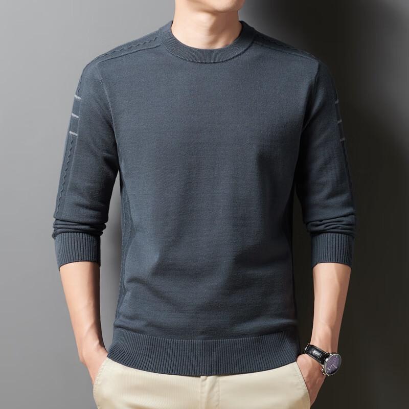 Yiliteng Herren Casual Rundhals Pullover