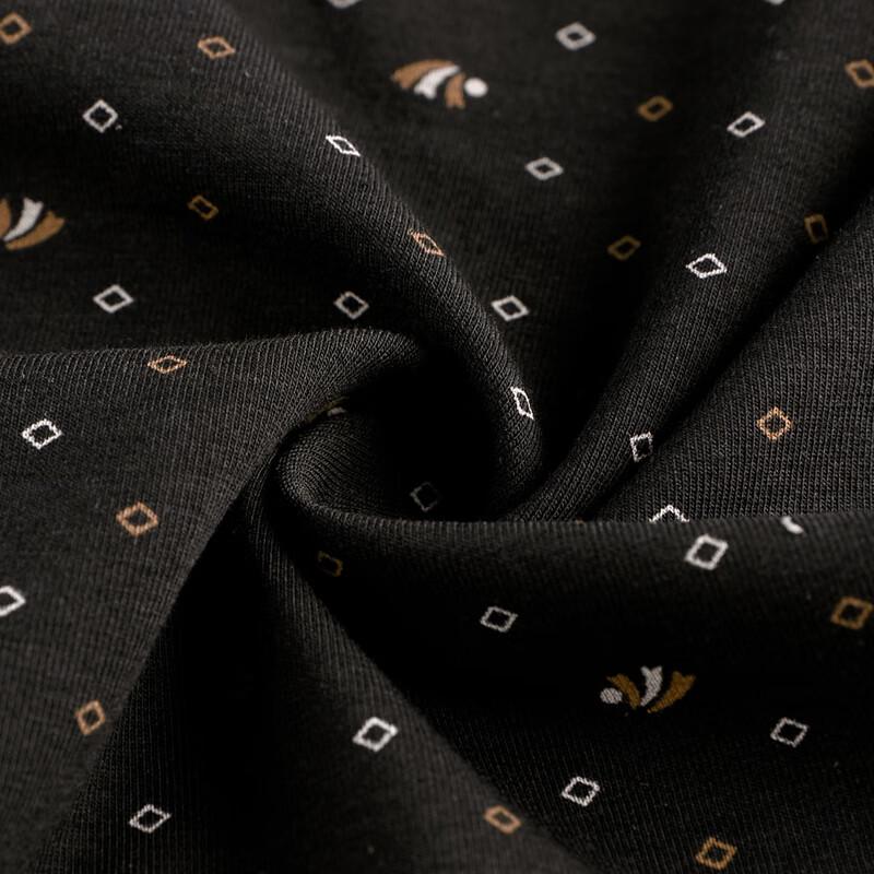 Xiaohushi Men's Skin-Friendly Cotton Print Boxer Briefs 2-Pack