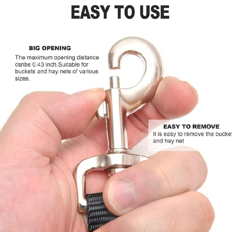 5Pcs Adjustable Horse Stall Bucket Strap Outdoor Feeding Hanging Strap Horse Bucket Straps Hanging Barn Fixed Rope