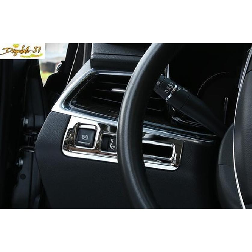 For Cadillac XT6 - Chrome Steel Hand Brake Button Frame Cover Trim New