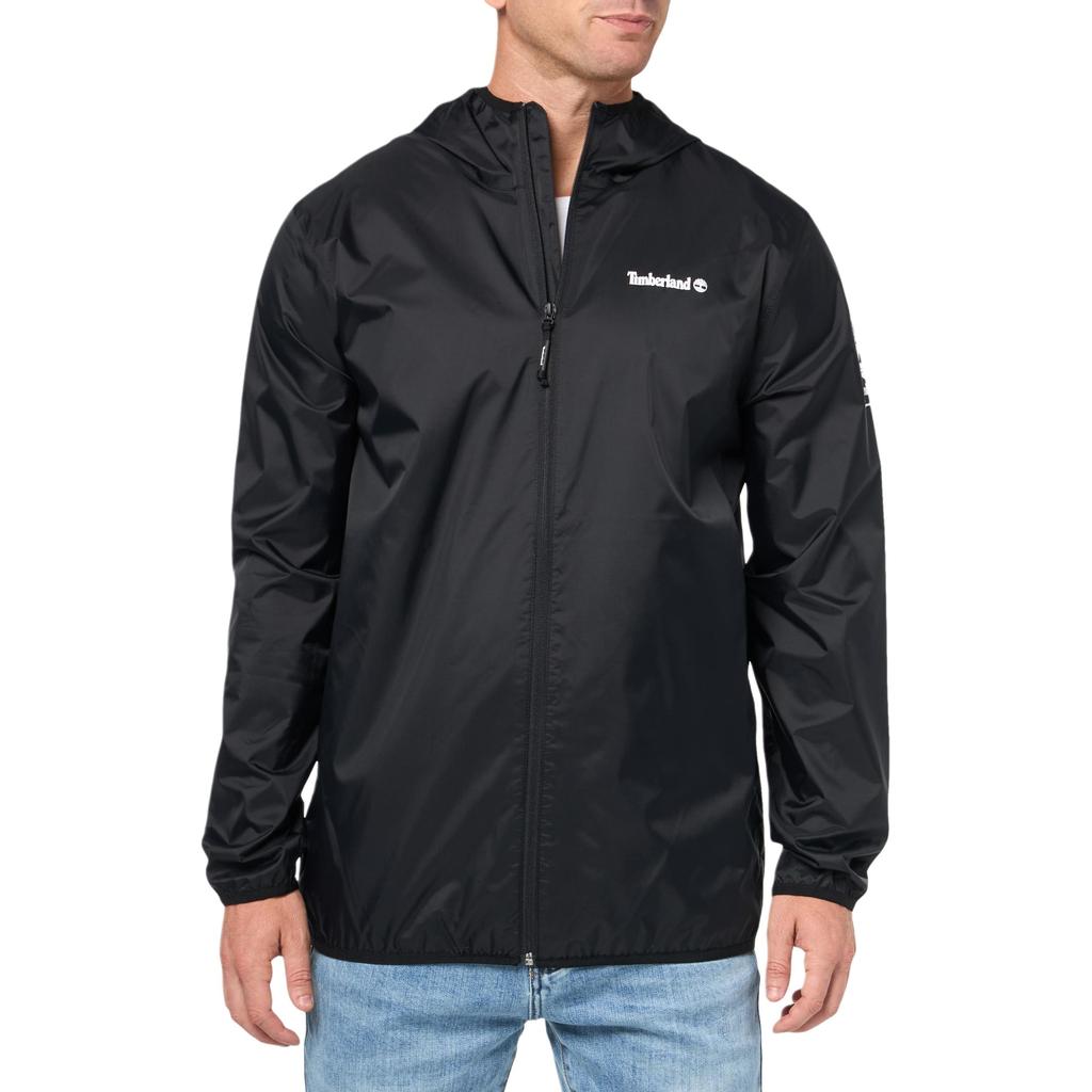 Timberland Waterproof Logo Long Sleeve Hooded Jacket Unisex Jackets A6KY1-001