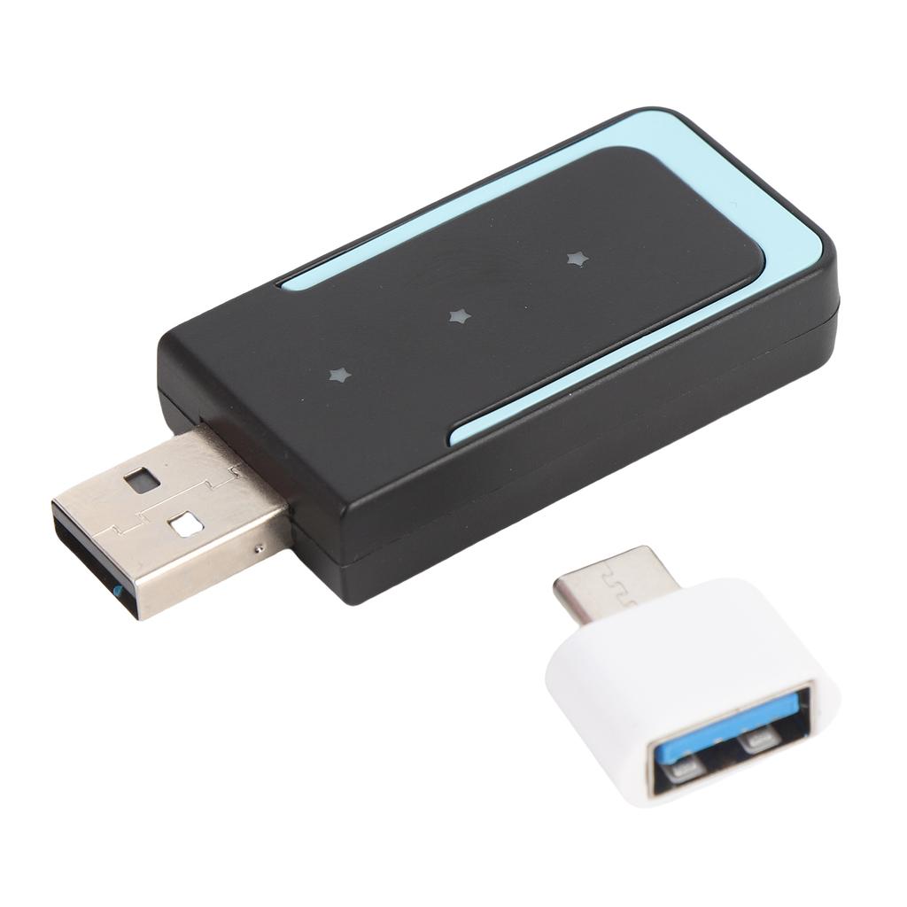 2 In 1 Support for CarPlay Wired To Wireless Adapter Support for Android Auto Bluetooth 5.0 WiFi Plug and Play Car
