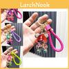 Adorable Resin Cartoon Bear Keychain Sparkling Rhinestones Cute Bag Charm Gift