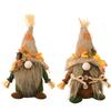 Burlap Thanksgiving Charming Gnome Decoration Featuring Harvest Cap And Accents Seasonal