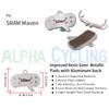 4 Pairs Ex Plus Bicycle Disc Brake Pads For SRAM Maven All Series Caliper, Improved Resin