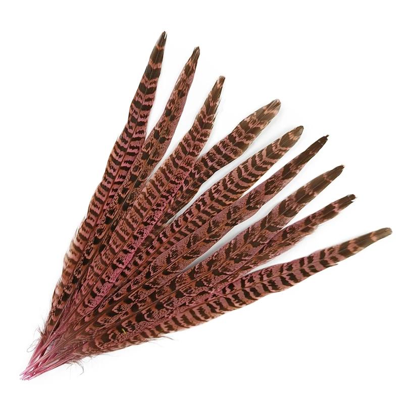 Colorful Pheasant Feathers Table Centerpieces Handicraft Accessories 25-30Cm Natural Plumes Diy Headdress Decoration