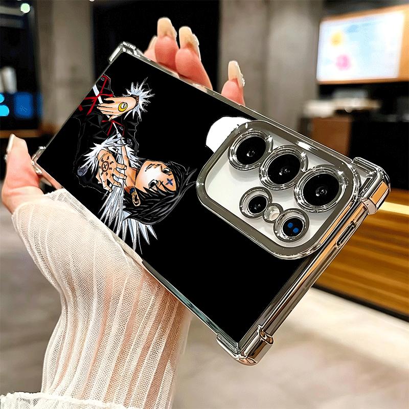 Hunter X-Hunters Chrollo Plating Phone Case For Samsung Galaxy S24 S25 FE S26 Edge S23 Ultra S22 S21 Plus S20 Anti-Fall Airabag