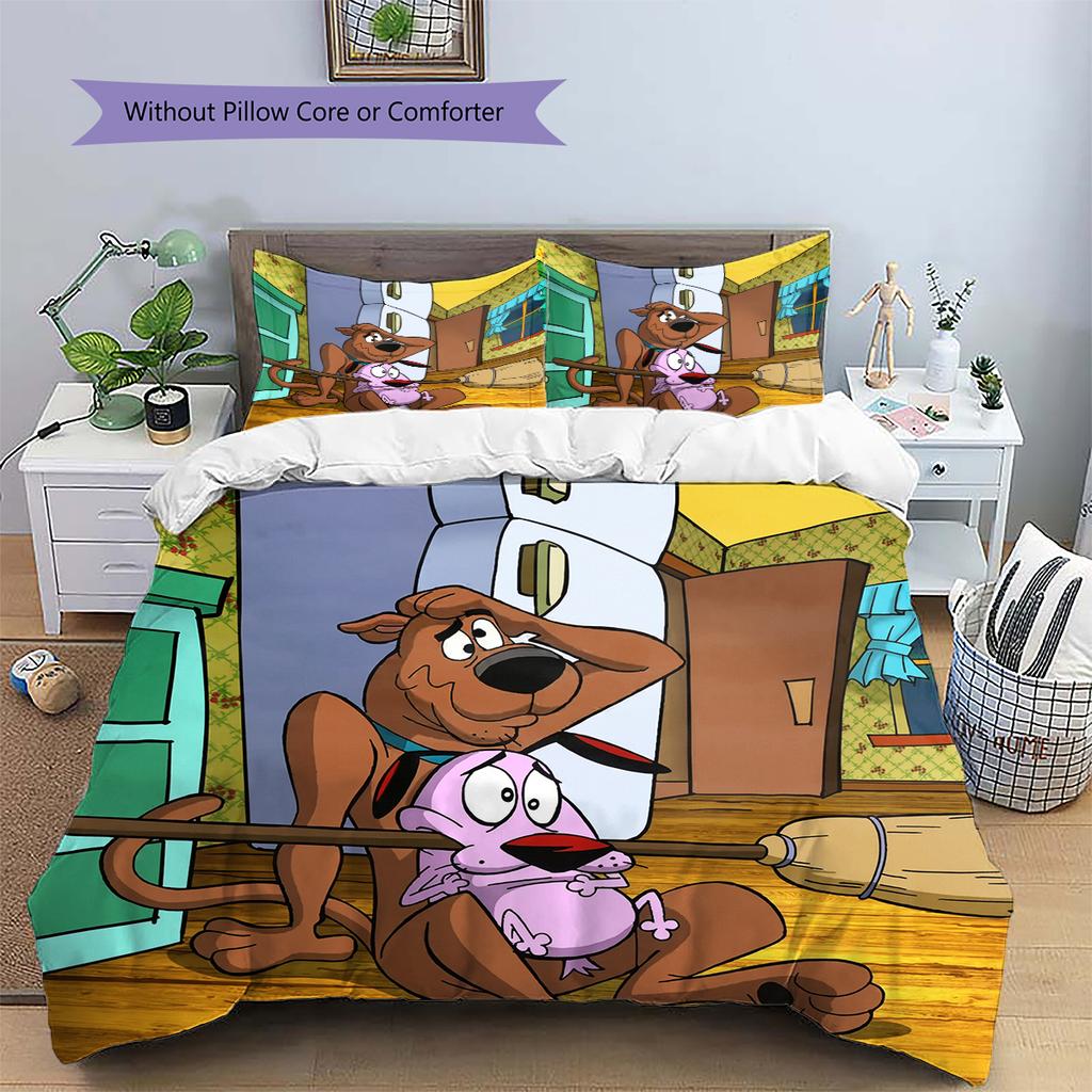 Scooby-Doo Klasický Prvek Povlečení Přikrývka Povlak na Polštář Bez Výplně, Měkká Domácí Dekorace Ložnice, Perfektní Dárek pro Fanoušky.chl