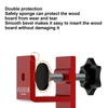 0-25mm Wardrobe Closing Board Clip Aluminum Zinc Zinc Alloy Wardrobe Closing Jig  Wooden Board Install Tool