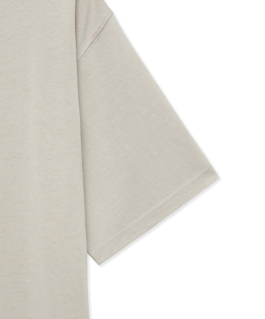 YALE [2Pack] Heavyweight Snell Logo Short Sleeve T-Shirt_White/Warm Gray