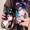 Anime Punk Girl Phone Case for POCO M6 M5 M4 M3 X7 X6 X5 X4 X3 F6 F5 F4 Pro GT 5G Colour Printing Protective Pretty Luxury Cover