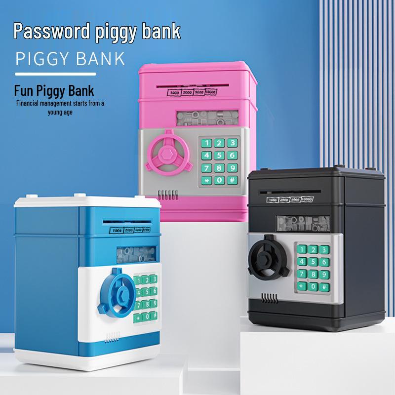 Automatic Password-Protecting Children's ATM Piggy Bank Toy