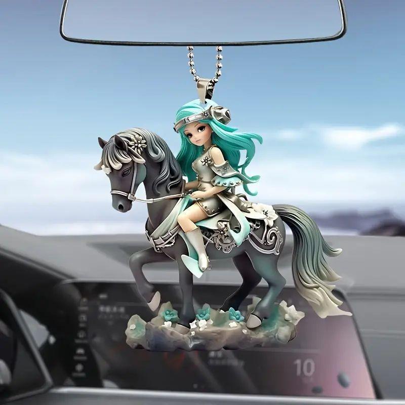 Arrival 2024 New 2d Acrylic Flat Car Hanging Ornament Cute Cartoon Decor Style