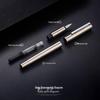 JinHao 35 Mysterious Black Steel Fountain Pen Gift Set for Calligraphy and Artistic Writing
