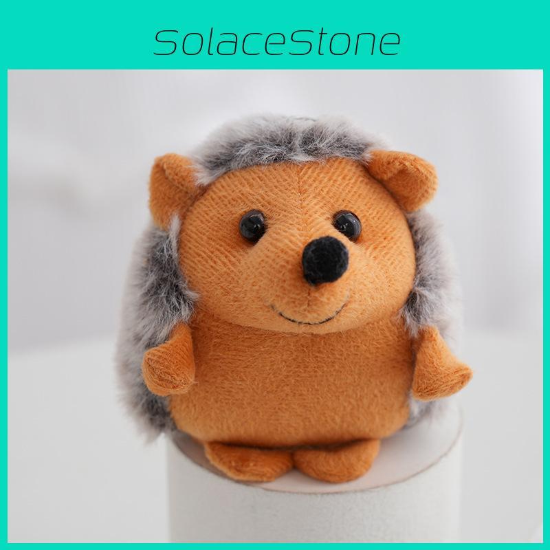 Entzückender Igel Plüschtier Schlüsselanhänger Weiches Stofftier Rucksackanhänger Niedlich