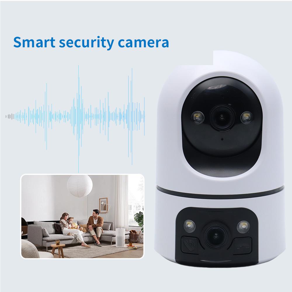 Best-Selling Indoor WiFi Pan-Tilt Dual-Screen 2K HD Surveillance Camera with One-Key Call
