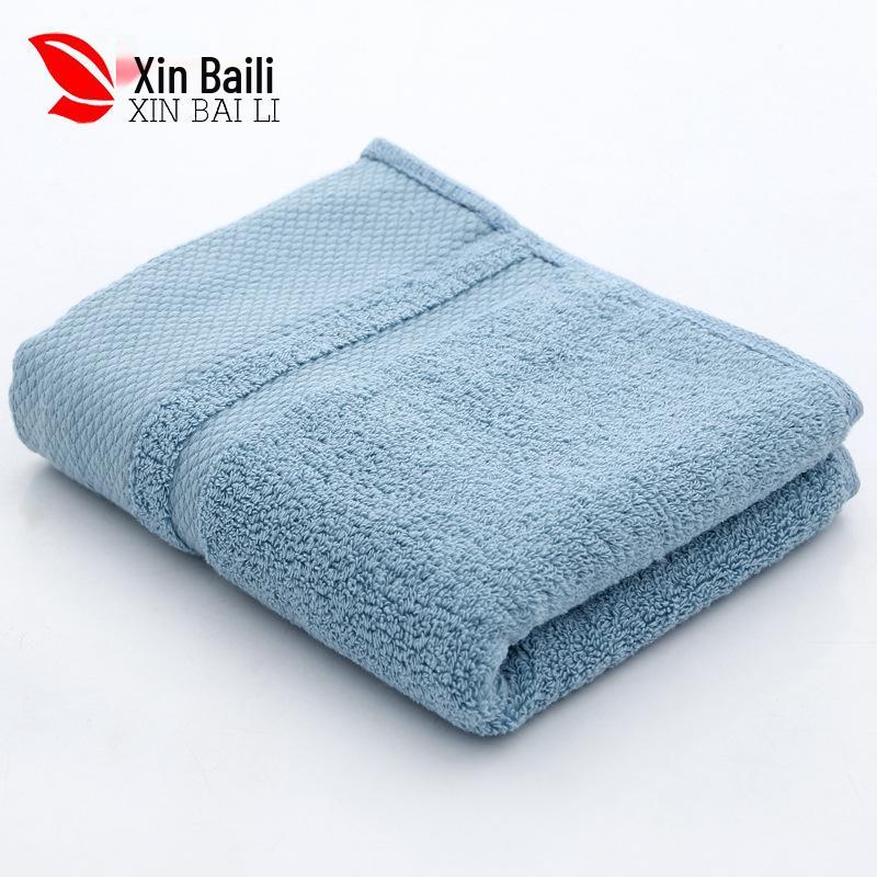 Long-Staple Thick Cotton Towel Set for Hotels with Custom Logo Option