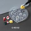 1Pcs Silicone Nail Mold Christmas Snowflakes Butterfly Flower 3D Relief Nail Template Nail Art Decorations Nail Art Mold