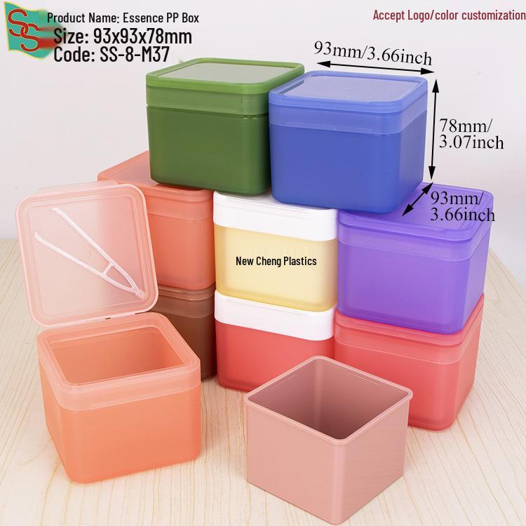Makeup Cotton Swab Storage Box: Single/Double Compartment, Plastic PP Box for Lipstick and Remover Wipes