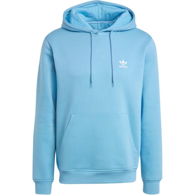 Adidas Originals Essential Trefoil Essentials Casual Sports Comfortable Hoodie Men hoodies Light-Blue IY4925
