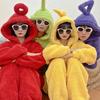 Dipsy Laa Teletubbies Po Tinky Winky Cosplay Coral Velvet Sleepwear Halloween