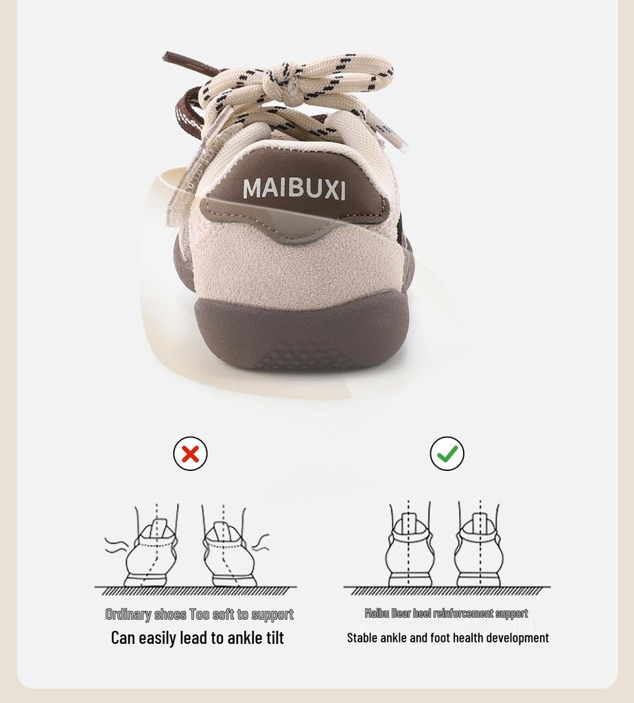 Breathable Mesh Outdoor Running Shoes for Children 10 Months to 3 Years - Boys' and Girls' Spring Soft-Soled Sneakers