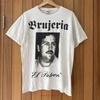Brujeria Vintage Band T Shirt Death Metal El Patron Escobar Size M Vintage Washed Top For Everyday Wear Breathable Casual