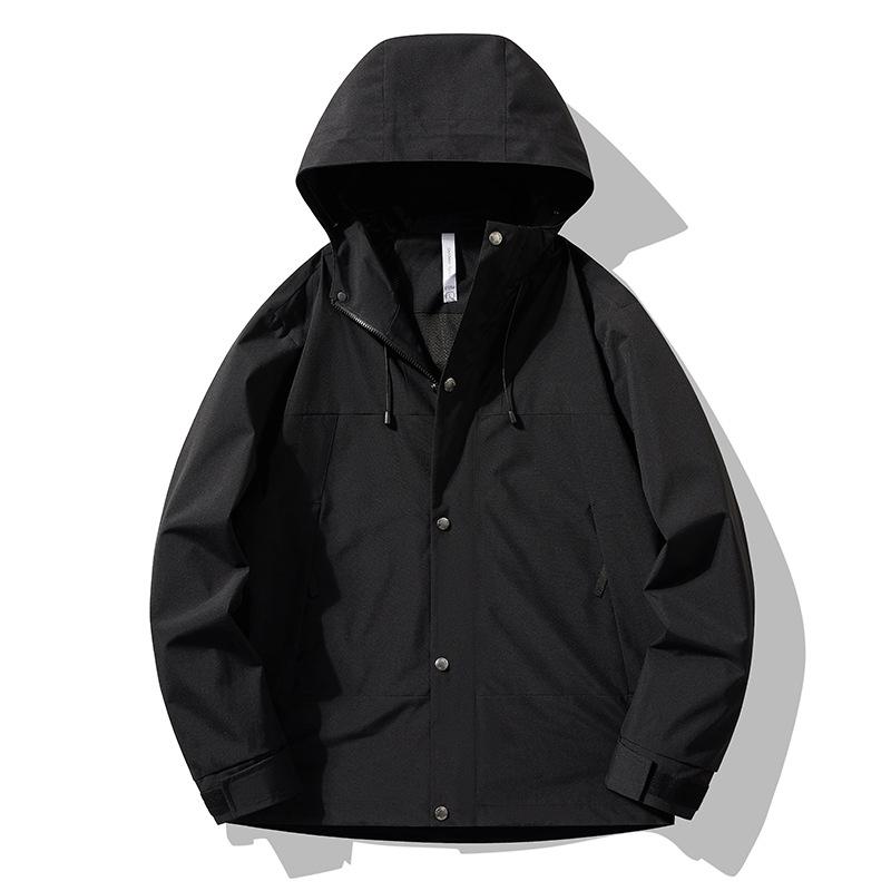 

Outdoor Single-layer Assault Jacket Three-proof Mountain Series Color Matching Clothes Spring and Autumn Windproof Soft Shell Jacket for Men and Women 3XL