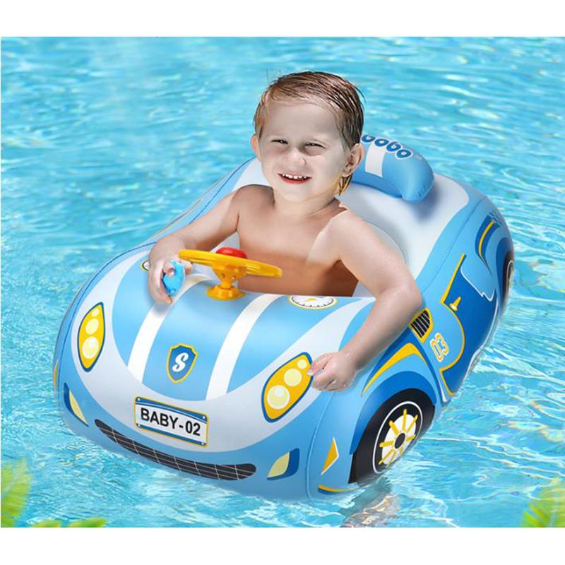 Nowy model samochodu sportowego koło do pływania dla dzieci nadmuchiwany basen pływające siedzisko zabawki dla dzieci
