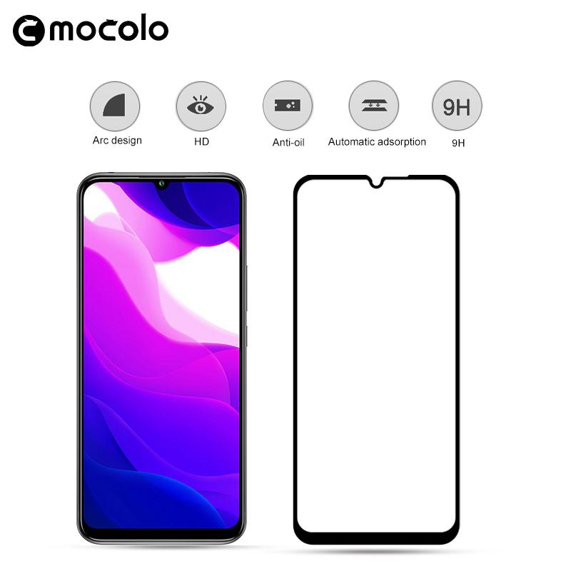 

MOCOLO Silk Printing Anti-explosion Tempered Glass Full Screen Film [Full Glue] for Xiaomi Mi 10 Lite 5G As Shown A