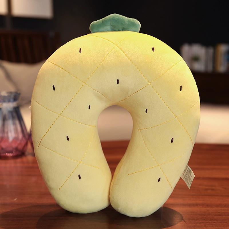 Urocza kreskówkowa poduszka w kształcie litery U ochrona szyi zagłówek poduszki do drzemki do biura przenośna poduszka do spania do podróży samolotem wiele opcji do wyboru