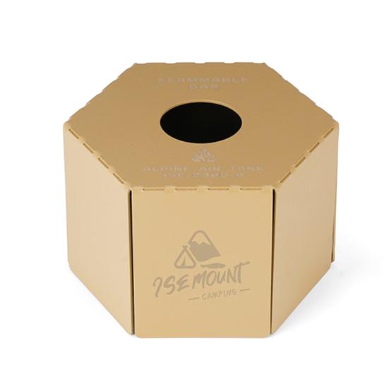 Outdoor Gas Tank Protective Case Heavy Duty Metal Lightweight Camping Picnic BBQ Cooking Fuel Cylinder Gas Tank Canister Protector Shell