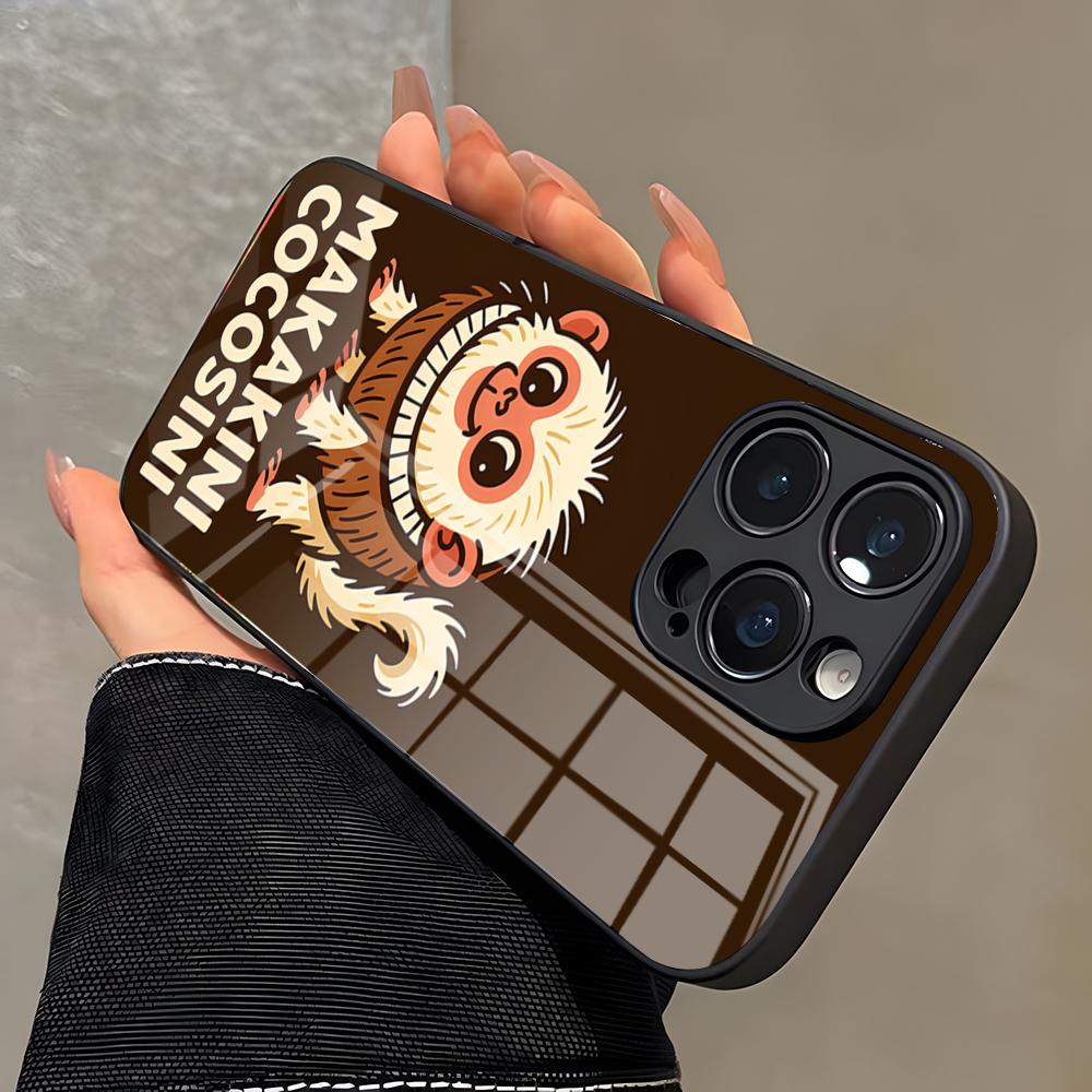 Animals Italian Brainrot Phone Case For IPhone 17 Pro Max 16 15 14 Pro Max 13 11 X Xs Xr 8 7Plus Glass Cover