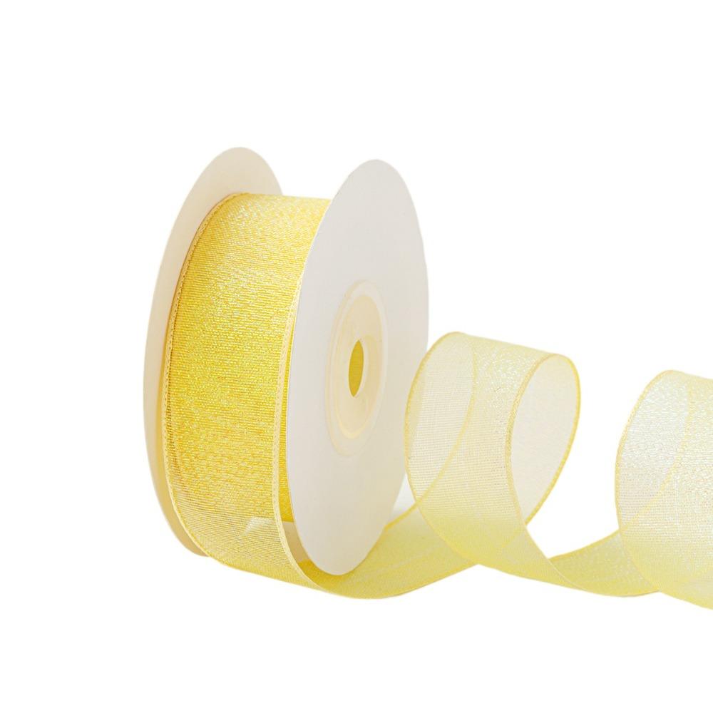 40mm 10 yards Fishtail Organza Ribbon Polyester DIY Gift Wrap  for Decorating Weddings