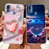 For Samsung M21 2021 Case Clear Fashion Cute Cat Cool Luxury Painted Soft Funda For Samsung Galaxy M21 2021 Back Cover SM-M215G