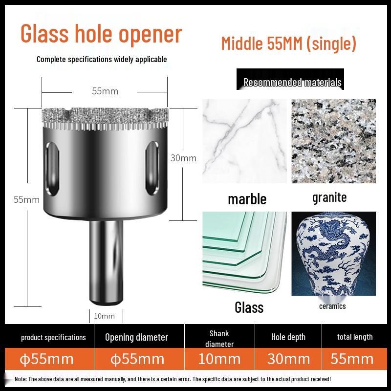 6mm Multifunctional Glass & Tile Drill Bit Set for Marble
