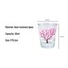 Temperature Change Color Vodka Shot Glasses Transparent Heat Resistant Small Glass Vodka Cup Bar Barware Set Wine Glass