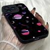 M454 Cute space astronaut moon Art design Angel Eyes Soft Phone Case for iPhone Samsung Galaxy Xiaomi Rdemi Huawei Honor Infinix Realme OPPO All Model