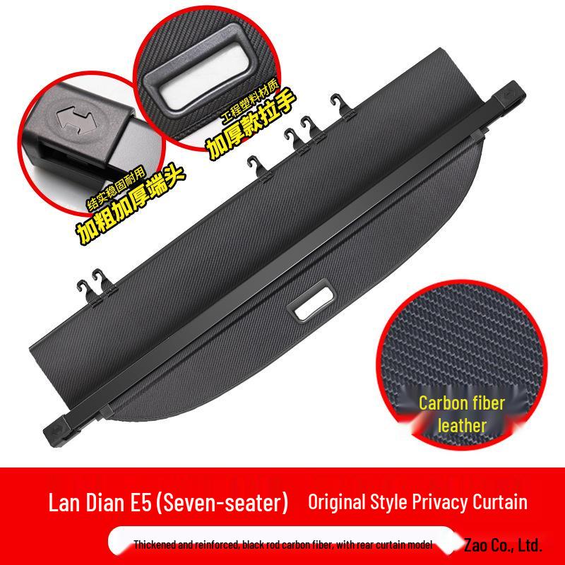 Para DFSK Blue Electric E5 Trunk Sunshade & Evolute i-Space Cargo Cover Partition