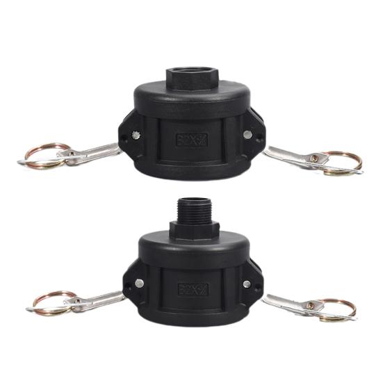 Gallon IBC Tote Adapter 2 Inch Camlock Fittings To 3/4 Inch Thread Water Tank Quick Connector Drain Garden Hose Adapter Gardening Supplies