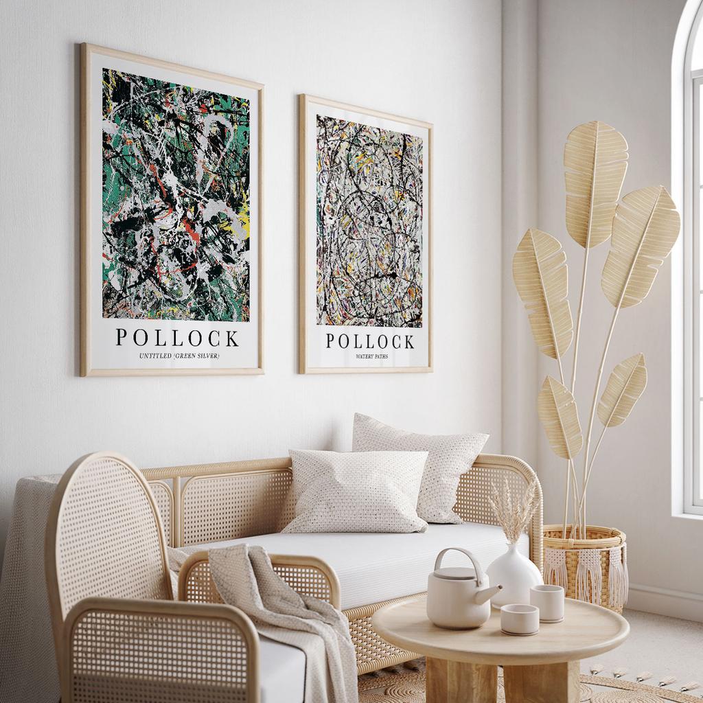 Set of Two Pollock Posters