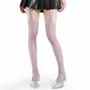 New Love Heart Jacquard Suspender Stockings Women Hollow Out Breathable Stocking Tights Jk Lolita Cute Style Y2K Shibuya