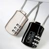 Motorcycle Helmets Lock, Combination Passwords Lock Cable Padlock Cable Lock for Cycling Helmets Travel Luggage Security