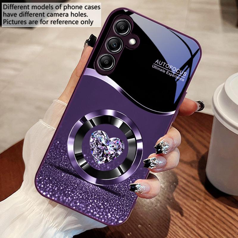Lila Kreis Diamant Für Samsung A 73 72 71 A70 56 55 54 A53 52 A51 A50 42 A35 A34 33 32 31 26 25 24 23 22 30 Glas Handyhülle