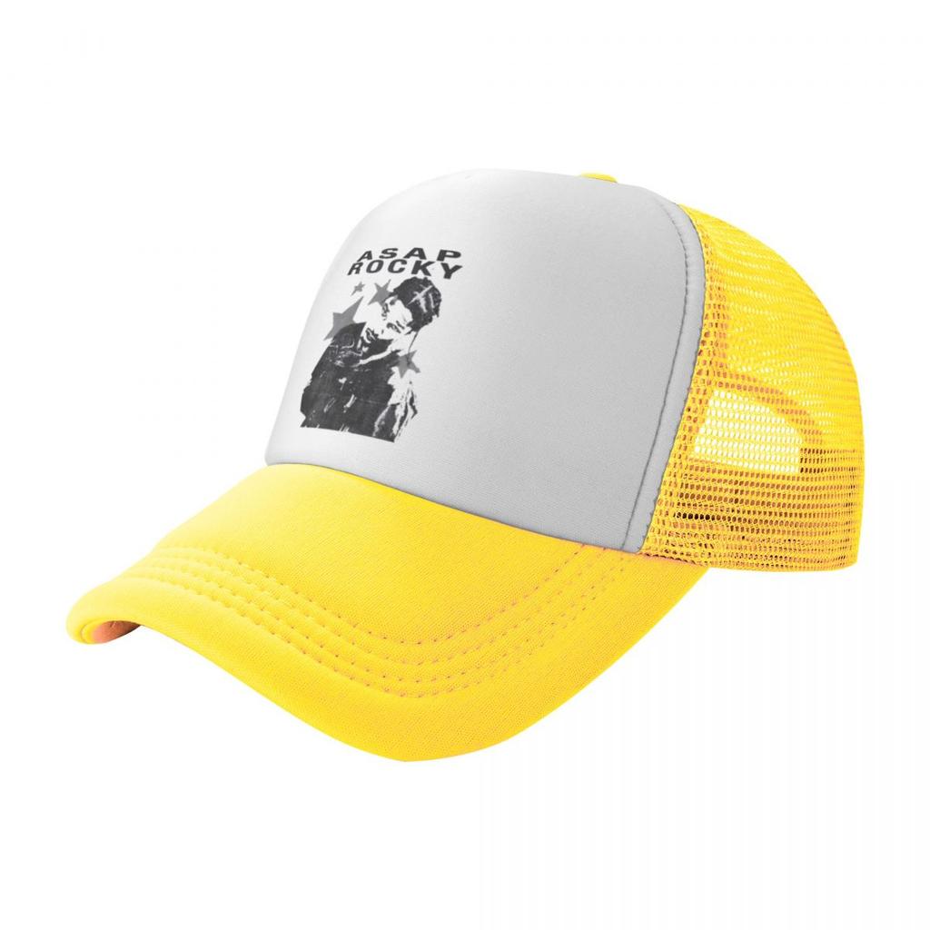 ASAP Vintage Rockey Summer Mesh Baseball Caps For Mens Camping Female Beach Sun Hat Hip Hop Trucker Cap